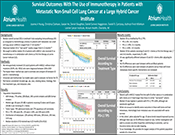 Survival Outcomes with the Use of Immunotherapy in Patients with Metastatic Non-Small Cell Lung Cancer at a Large Hybrid Cancer Institute